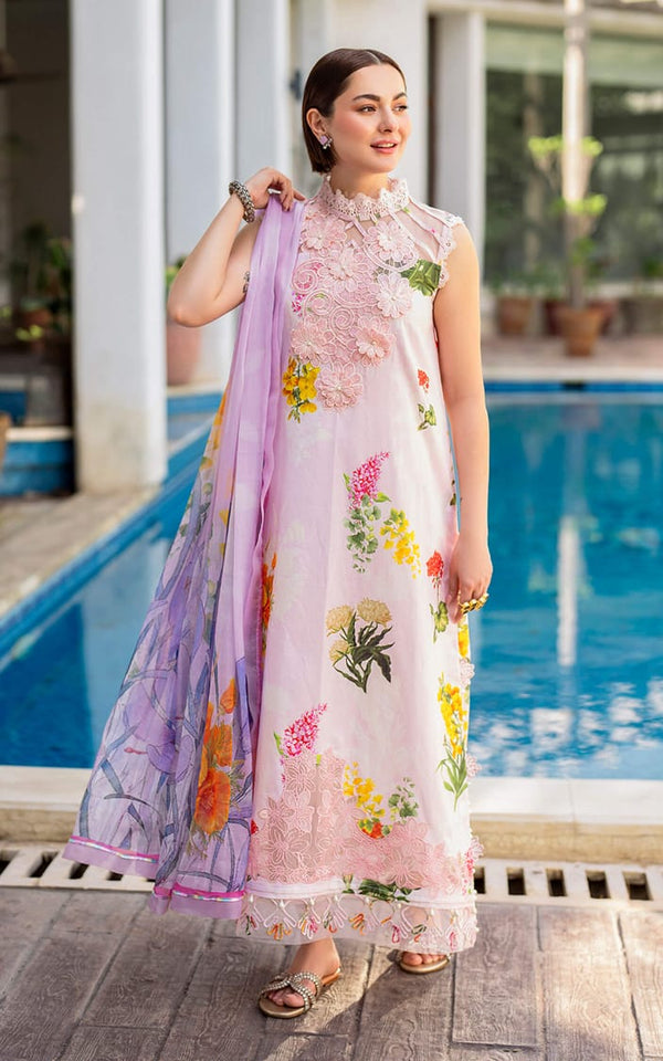 3 Piece Swiss Lawn |  ANB-01